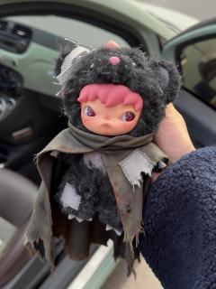 小野毛绒配个披风也太有范儿了