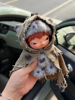 小野毛绒配个披风也太有范儿了