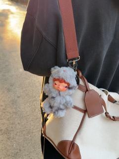 小野毛绒配个披风也太有范儿了