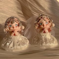 ✨把温柔藏进裙摆里
珍珠缀着星光
纱裙裹着云朵
我的少女心事