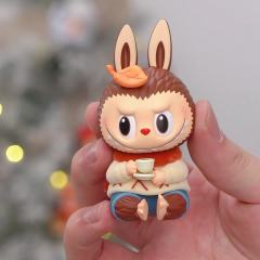 收到 好可爱啊 那小尾巴  头顶那片树叶   暖暖的围脖 手