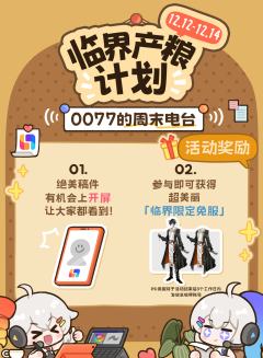 🎨化身大厨！我要为我推和OC产粮！
🎙️本期话题发起人&