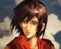 画了寒蝉的同人，很喜欢圭一呀，哪个背景比较好看(๑•.•๑)