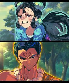 你虽如此说，但是你看她的眼神实在不算清白