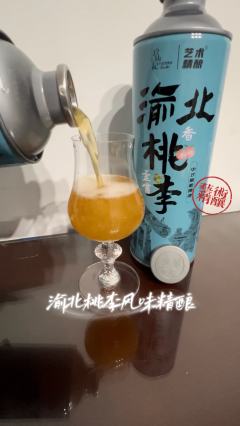 艺术精酿-渝北桃李中式精酿啤酒
🔶酒精度:3.3%vol、