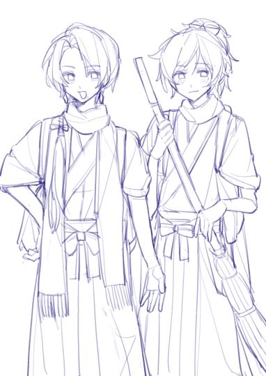 这个礼拜我画了一些刀男！