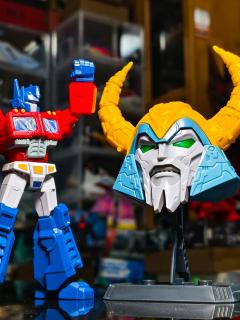 变形金刚群星版第8弹最吸引我的一个角色，宇宙大帝头部，两发就