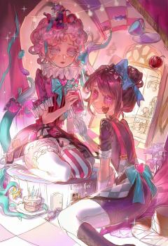 会有人来看我画的气气园园吗🥹…
4月份画的了！炒冷饭中…无