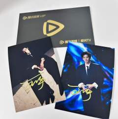 王安宇 签名照带信封
