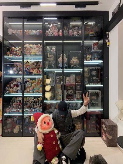 这一柜子的娃就是今年自己送给自己最好的礼物🎁感恩爱自己娃娃.治愈那个没有玩具的童年.虽迟但到一样幸福快乐🎊.