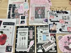 最近打包了好多都没来得及拍照
今天打包五张小卡终于拍上了！
