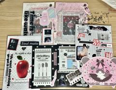 最近打包了好多都没来得及拍照
今天打包五张小卡终于拍上了！
