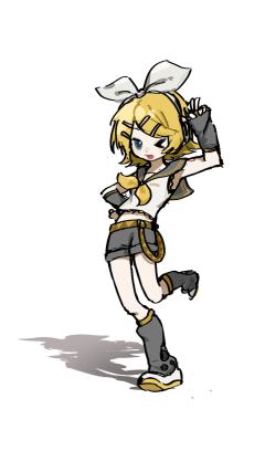 右滑脚是没有被遮住的。
因为脚画的不太好看，形状和透视之类的