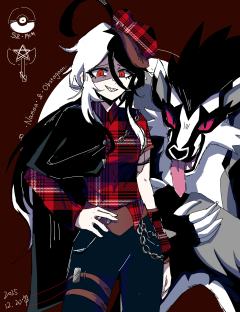 宝可梦OC女同一对。