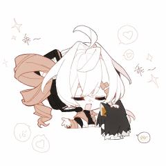 00酱摸头免模！右滑动图→
被临临溺爱了我就这样建设。。。（