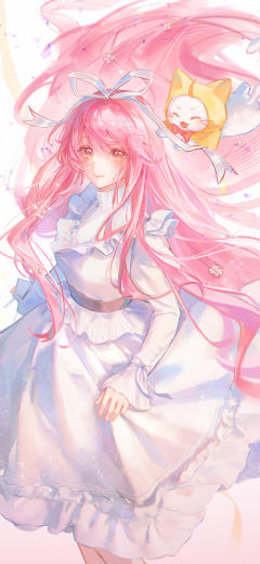 画了暖暖的贺图～也祝无限暖暖一周年快乐！