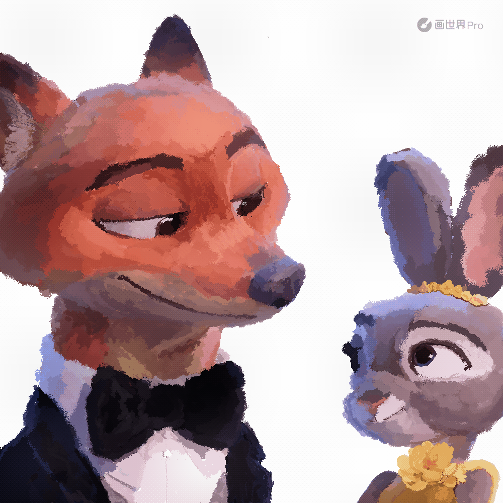 画尼克：区区小动物简简单单
画朱迪：我真的见过兔子吗
好了你