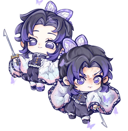 如果你是小忍 我会劝你逃走活下去，但你是鬼杀队虫柱 你得站起来战斗到最后“你一定能做到的”可以做头像，不可以🚫转载、商用