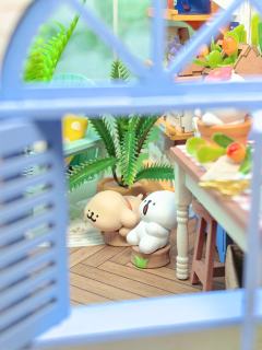 当然比手办更可爱啦！
谁不喜欢又小又萌的bb呢
尤其是跟微缩