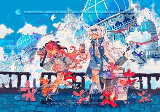 她真的太会画了😭😭😭😭从5月CP买到她的本一见钟情时就开始蹲……终于约上了她给我画我家两个宝宝！！实在是太梦幻了我就这样晒稿✨💕