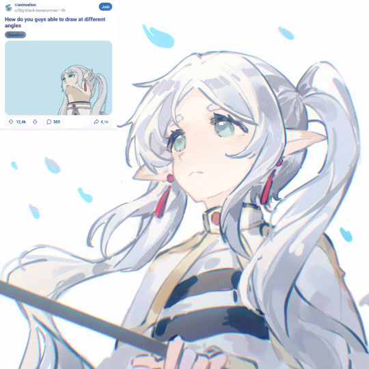 玩了一下芙莉莲仰视挑战给毛厂同学们丢脸了。。。。真的很难画。。。