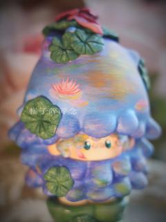 色彩模糊了现实的边界，
小树在安静生长……
✨原创改娃，🈲