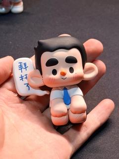 食物也非常可爱，脸部是做的磨砂处理非常得好，质感不错，可可爱