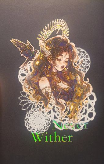 当人物胶带够大够美丽的时候，简单的点缀就可以完成整幅作品。 人物胶带 潘多拉妄曲背景白色蕾丝胶带 少女的网