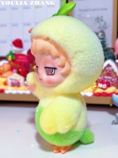 好呆萌的Faya，
嘎嘎好运鸭。