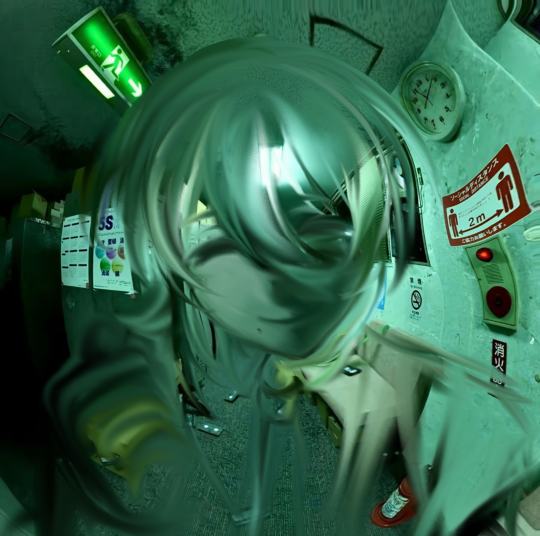 这个人在画什么。