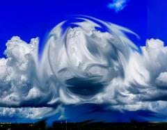 这个人在画什么。