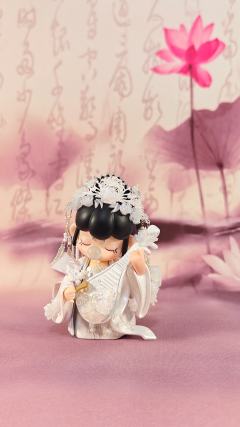 
皑如山上雪，皎若云间月～素衣搭光变花朵，是白色也是彩色