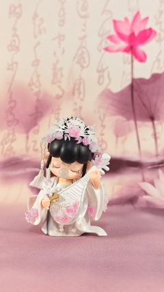 
皑如山上雪，皎若云间月～素衣搭光变花朵，是白色也是彩色