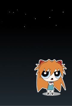 画了飞天小女警风格的丽和香做手机壁纸和头像~自用请随意