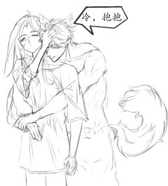 事实说明我只适合画线稿🌚
关于我的一百个主题：
“尼克狐尼