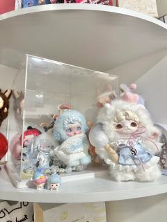 还好没退 实物真的好可爱啊 最干净最嫩的配色 蓝粉色yyds