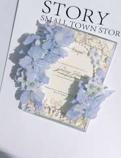 很温柔的颜色 就是这个花花不太好贴卡砖  排版了好久  我还