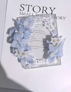 很温柔的颜色 就是这个花花不太好贴卡砖  排版了好久  我还