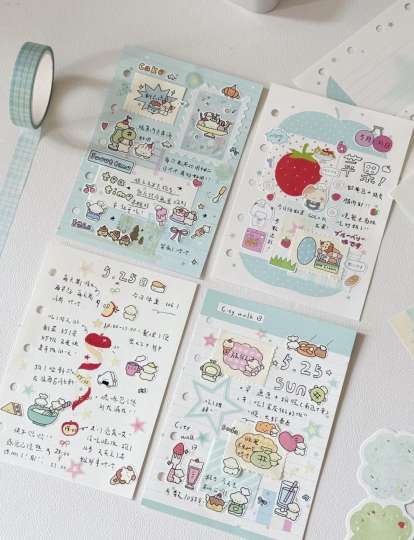 新内页试用～一到夏天就喜欢蓝色嘿嘿