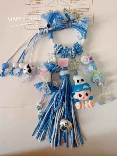 倒倒蓝色系编绳