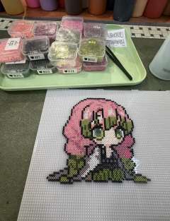 蜜璃拼豆五个半小时含泪拿下