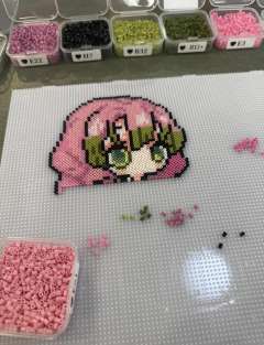 蜜璃拼豆五个半小时含泪拿下