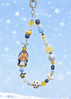       家人们！新上的企鹅星星人手机链直接美到我心坎里 