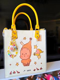 喜茶星星人联名包改+徽章+加自制星星人萌粒挂件