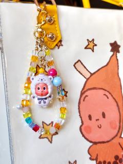 喜茶星星人联名包改+徽章+加自制星星人萌粒挂件