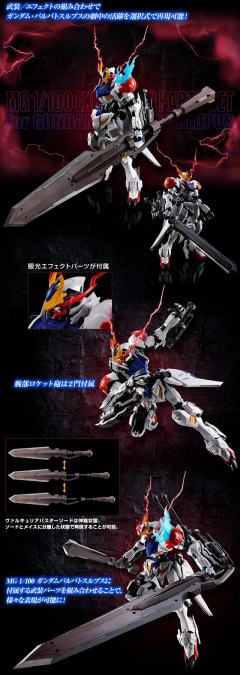 万代26年2月 PB限定 MG 高达巴巴托斯天狼座 扩展配件｜千岛