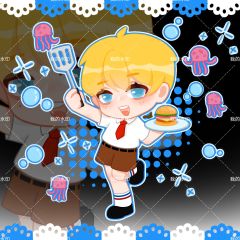 是谁住在深海的大菠萝里？
海绵宝宝拟人版