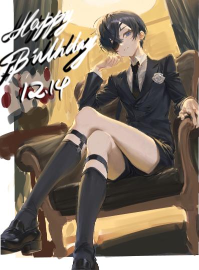 生日快乐！还有稿没画完，先给少爷画了……单主们不要着急…都在画的……今晚都能画完的……