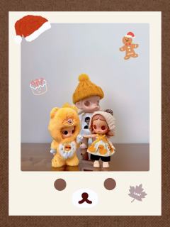 大大小小的嘎子姐
都很可爱
阳光熊第一次加入队列
黄澄澄一家