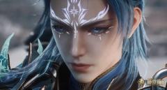 霍雨浩冰帝真身新模曝光
在动画中霍雨浩第二次来到了极北之地，